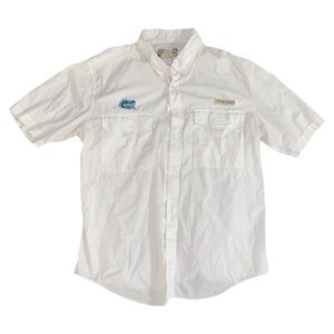 MENS FLORIDA GATORS SPECIAL EDITION SHORT SLEEVE FISHING BUTTON DOWN